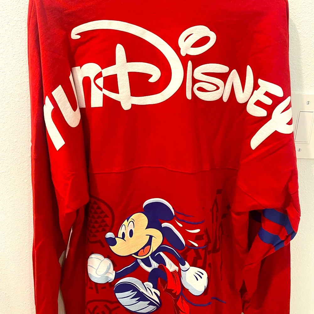 NWT- RunDisney 2021 Marathon Red Spirit Jersey